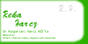 reka harcz business card